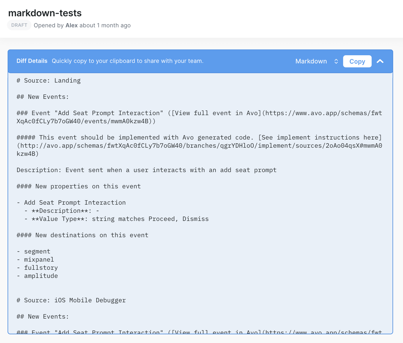 The Avo Workflow: Plan, review, implement, validate and publish your tracking changes