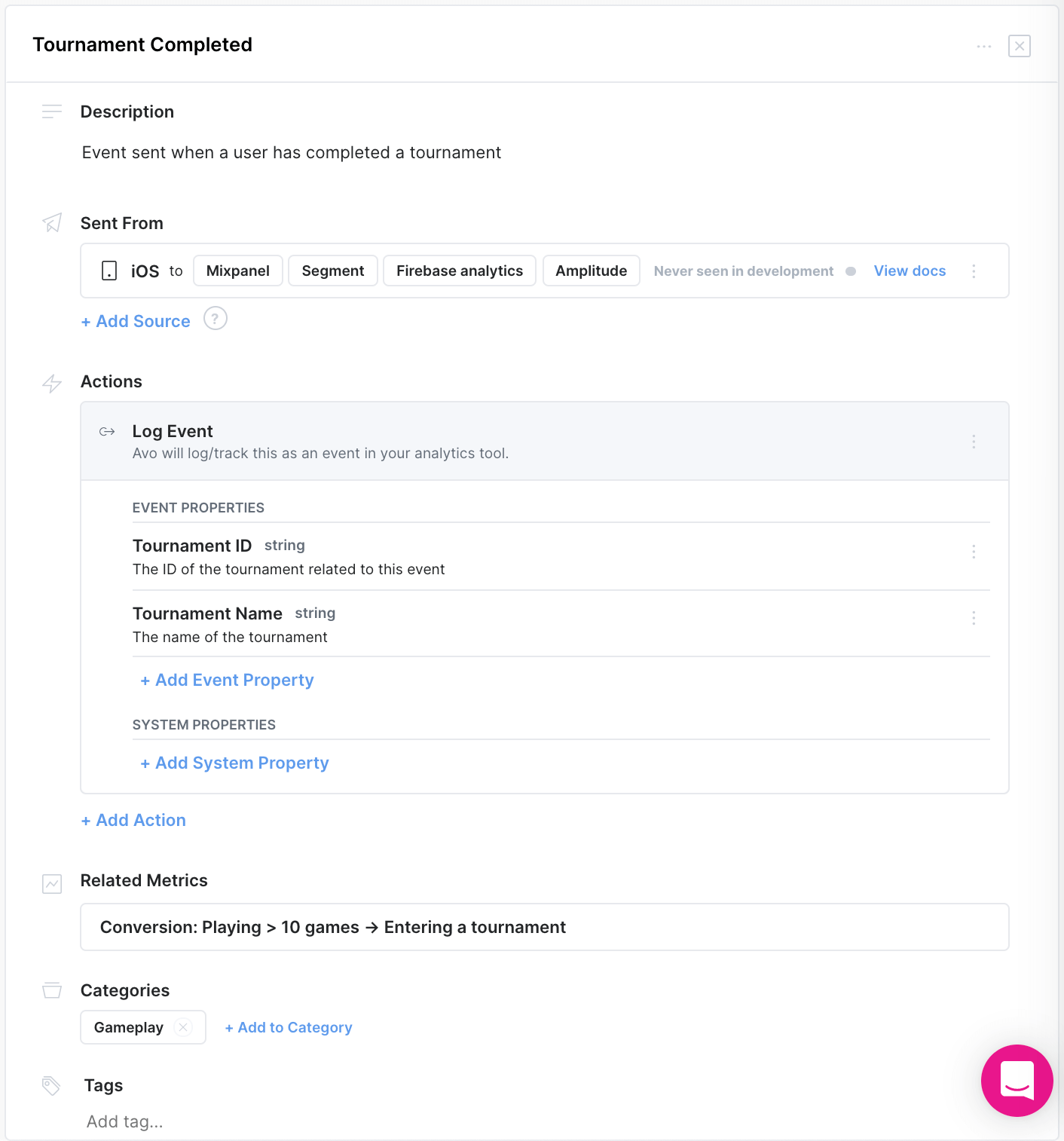 Event example